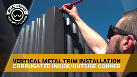 metal siding corner trim installation